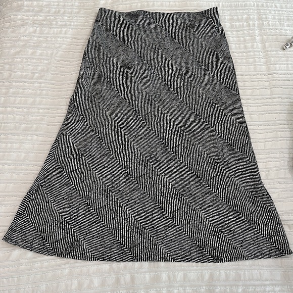 Black and White Rachel Zoe A-Line skirt size 6 - Picture 1 of 5
